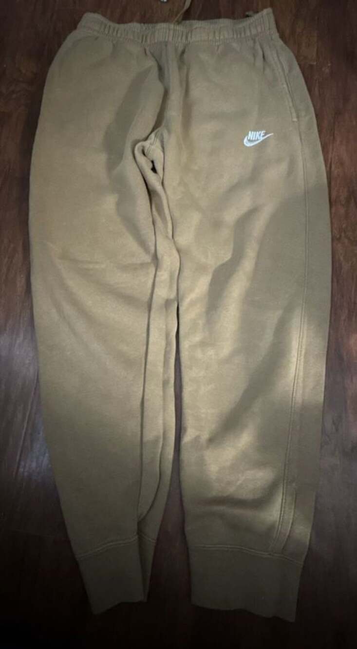 Nike Men's Club Fleece Joggers in Khaki/Tan